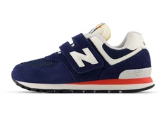 New Balance 574 sneaker blå/rød